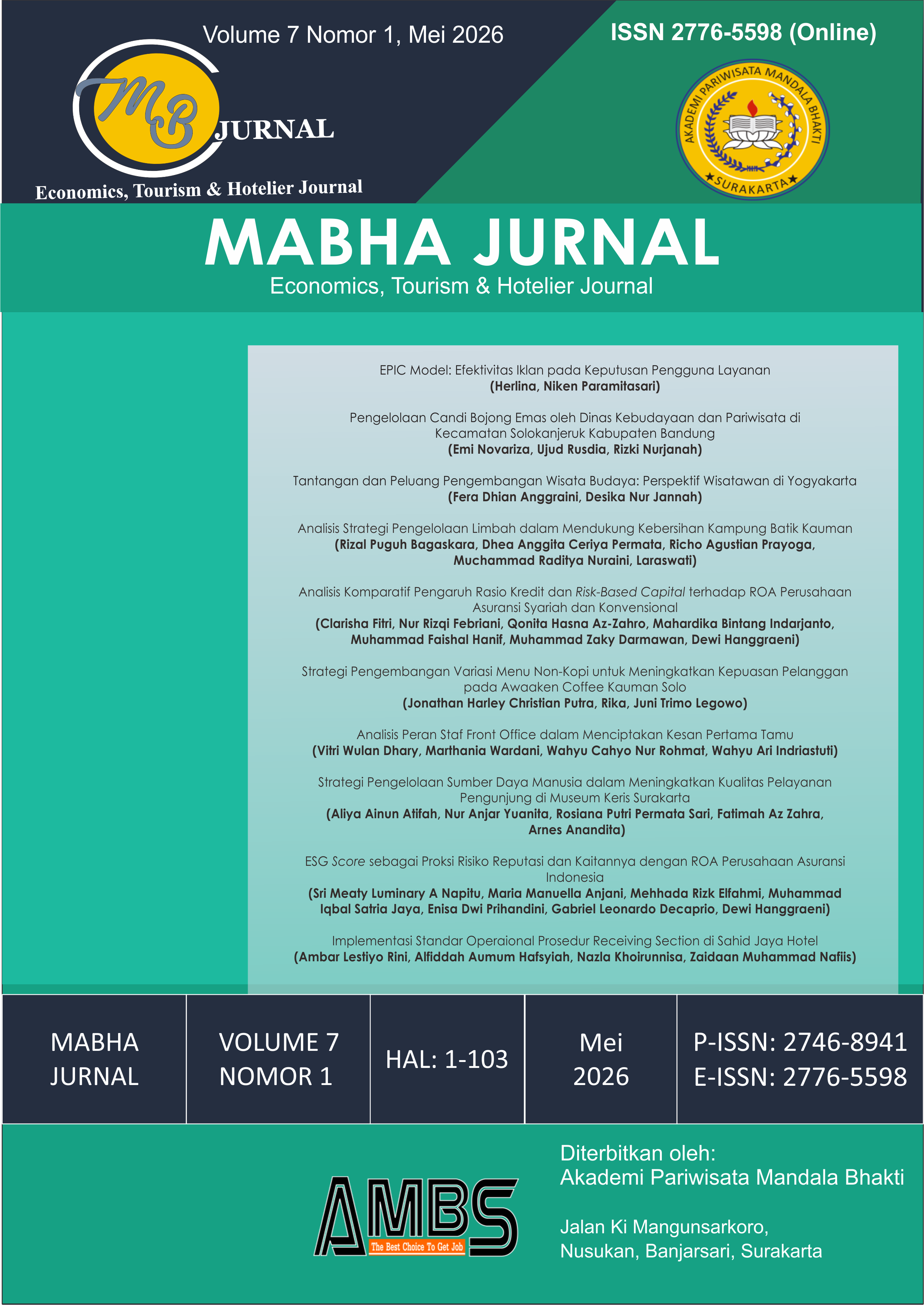 					View Vol. 7 No. 1 (2026): Mei 2026
				